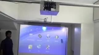 Willswell projector in classroom DLP LED 600 lumen