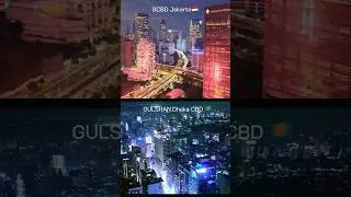 Dhaka Gulshan VS SCBD Jakarta #dhaka #gulshan #jakarta #scbdsudirman #capitalcity #4k #dronevideo