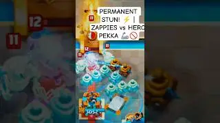 ZAPPIES vs HERO PEKKA: The Infinite Stun Loop! ⚡🦾 Can 4 Elixir Stop the Beast? (Clash Royale 2025)
