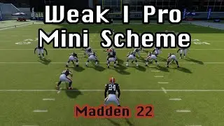 *OLD SCHOOL FORMATION* Weak I Pro Mini Scheme | Madden 22 Tips & Tricks