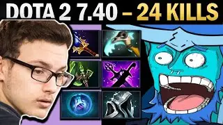 Storm Spirit Pro Mid с Парасмой и Линкеном - Dota 7.41