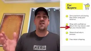 No Selller Fees on Mercari 🤑 But Returns for any Reason 🥹 Quick Update! @mercari #mercari #resell