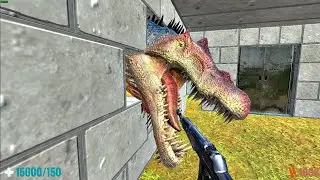 Survive in Grasslands with Carnivore Dinosaurs - Fps perspective! Animal Revolt Battle Simulator
