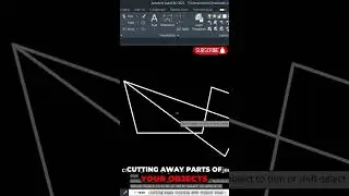 How To Use Trim command in Auto Cad