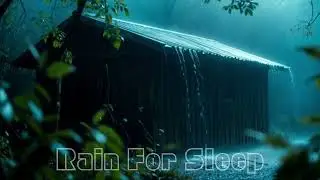 Sleep Instantly with Heavy Rainstorm & Powerful Thunder Sounds Covering the Rainforest Park at Night