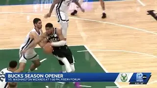 Bucks open season against Wizards at Fiserv Forum