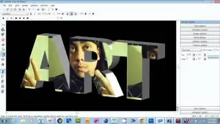 XARA 3D7 adding texture to text