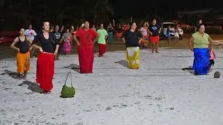 Tahitian Dance practise, Bora Bora