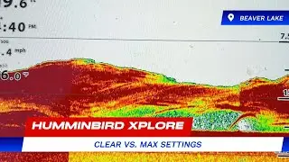 MAX VS CLEAR 2D Humminbird XPLORE which one is better