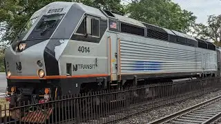 Railfanning NJ Transit at Short Hills 9-23-24: Alstom PL42AC 4014, Maintenance of Way (MOW) & more!!