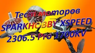 Тест моторов SPARKHOBBY XSPEED  2306.5 Pro 1700KV