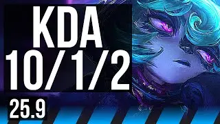 VEX vs AZIR (MID) | 10/1/2, Legendary | EUW Master | 25.9
