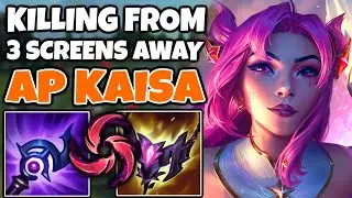 AP Kai'sa kills from 3 screens away, and they never even see you. (Until it's too late) | 13.9
