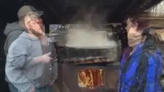 Maple Syrup Boil In Wrenshall At Koen's Sugar Shack