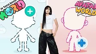 Создание Лизы в игре Toca Boca vs Avatar World🎀🌷🎄