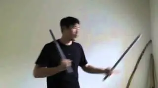 eskrima super basic double stick coordination exercise combos