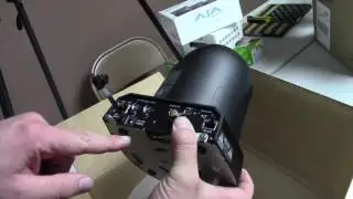 Unboxing Panasonic AW HE40SWP PTZ Video Camera