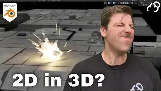 Video elements in a 3D Environment Blender