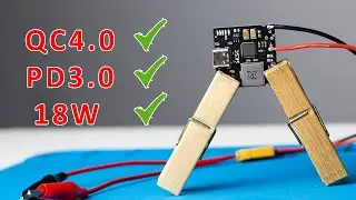 Дополнение! QC4.0 18W - OK! Как собрать свой первый Power Bank QC4.0 18W