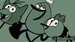 Peep and the Big Wide World Theme Song in Green Lowers