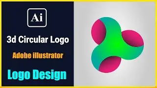 How to make 3d Circular Gradient Logo in Adobe Illustrator