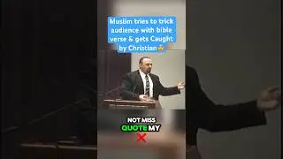 Мусульманин пытается исказить стих из Библии и попадает под руку с христианином Сэмом Шамуном #sa...