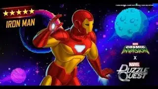 Marvel Puzzle Quest: MPQ Retrofit Suit Store! Let's Champ Cosmic Invasion Iron Man! Almost 120 pulls