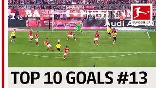 Top 10 Goals - Players with Jersey Number 13 - Guerreiro, Demirbay, Ballack & Co.