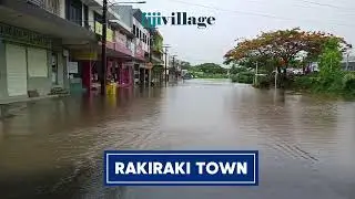 Rakiraki town flooded and water level expected to increase this afternoon due to heavy rainfall.