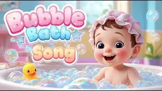 Bubble Bath Song for Kids 🫧🛁 | Fun Bath Time Music 🎶 | Clean & Happy Learning 👶✨