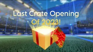 *Insane* Last Rocket League Crate Opening of 2023 | GOLDEN GIFT EDITION!