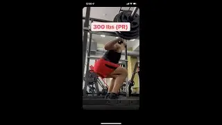 300 lbs Squat (PR)