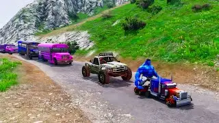 Car & Bus Crashing - BeamNG.Drive