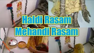 Meri Sister Ki Haldi Rasam Or Mehandi Rasam || Ganesh Sthapna || DK VLOGS