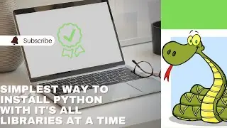 Simplest way to Install Python & all libraries at a time | ANACONDA Installation in Computer/ Laptop