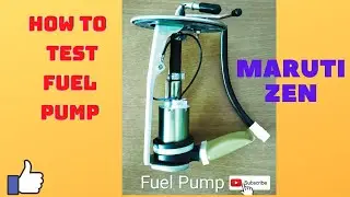 HOW TO CHECK MARUTI CAR FUEL PUMP MOTOR|| FUEL PUMP MOTOR ||फ्यूल पम्प मोटर को कैसे चेक करें ||MOTOR
