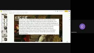 King Lear Context A level WJEC