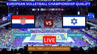 Croatia Vs Israel LIVE Score UPDATE Men's European Volleyball Championship qualification Aug 21 2024