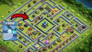 500 Electro owl attack in coc private server (clash of clans)#clashofclans #coc #gaming