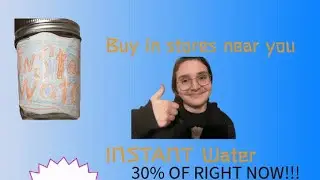 Instant water AD - for a film we are working on