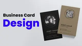How to Design Business Card Design in Photoshop | Portrait Business Card Design| Malayalam Photoshop