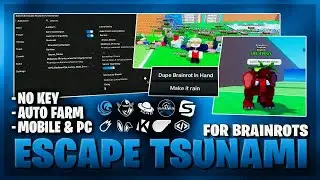 [2026] Escape Tsunami For Brainrots Script &ndash; NO KEY | AUTOFARM | GODMODE | ANTI TSUNAMI | DUPE