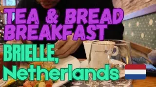 I had bread and tea in a bar at Brielle, Netherlands 🇳🇱