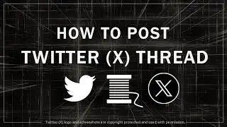 Как создать ветку в Twitter на X