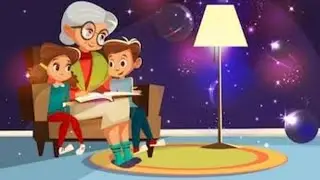 the  caring grandma short story for kids/ by  Inayah mirza/ abaan in toys world