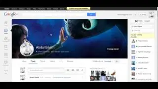 Google Plus Update - Redesign with Big Cover Photo