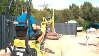 Mini ekskavatorius Yanmar SV08 | Irankis.lt