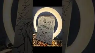 Drawing Inosuke Hashibira inking part 2 #inosuke #viralshort #feedshorts #demonslayer