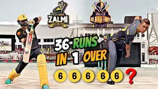 PSL 8 2023 - Peshawar Zalmi Batting | Babar Azam brilliant fifty | Cricket 22 With Mr Sayf
