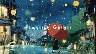 [𝒑𝒍𝒂𝒚𝒍𝒊𝒔𝒕] 🎧Ghibli studio Piano/relaxing, relief, studying🌊